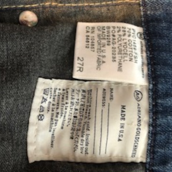 AG the Stevie Roll-up Jeans 27R for Anthropology - Picture 4 of 8